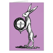 Rabbit with Drum Card