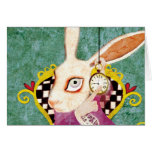 Rabbit year wonderland time card by Rupydetequila Rabbit year wonderland time card