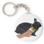 Rabbit's Lucky Human Foot keychains