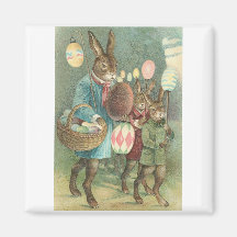 Rabbits Night Out Magnet