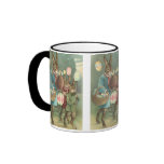 Rabbits Night Out Coffee Mugs