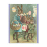 Rabbits Night Out Post Card