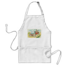Rabbits on a Sunday Drive Apron