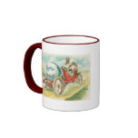 Rabbits on a Sunday Drive - Easter Gift Mug