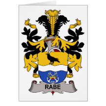 Rabe Family Crest Cards