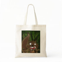 Rabid Squirrel Tote Bags