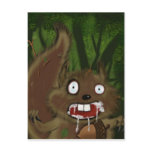 Rabid Squirrel postcards