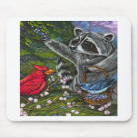 RACCOON Berry Picking Mousepad
