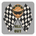 Race All Out stickers
