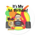 Race Car 1st Birthday Tshirts and Gifts stickers