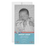 Race Car Birth Announcement photo cards