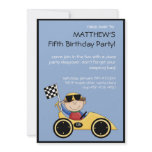 Race Car Birthday Invitation