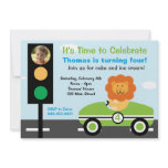 Race Car Birthday Party Invitation