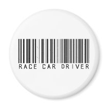 Race Car Driver Bar Code