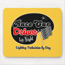 Race Car Driver by Night Lighting Technician by Da
