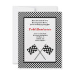 Race Car Party Invitation