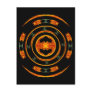 Race Cars Track Flowers Marigolds Abstract Art