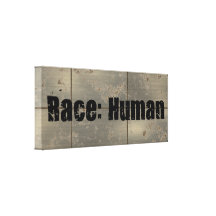 Race: Human Gallery Wrapped Canvas