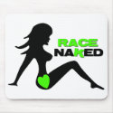 Race Naked MousePad