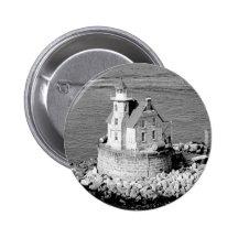 Race Rock Lighthouse Button