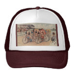 Race to the line - Vintage Cycle Race gift Hat