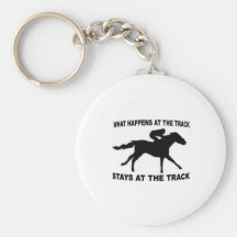 RACE TRACK KEY CHAIN