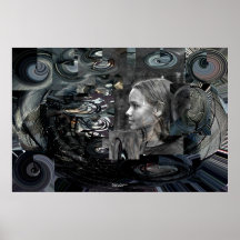 Rachel in a Tesseract Print