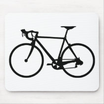 racing bike - racer bicycle mouse mats