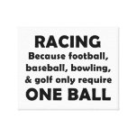 Racing Canvas Print