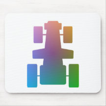 Racing car mousepad