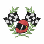 Racing Crest embroidered shirts