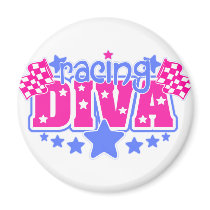 Racing Diva magnets