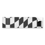 Racing Flag Bumper Sticker