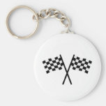Racing flags key chains