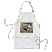 Racing Homers in Loft Apron