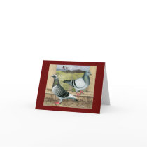 Racing Homers in Loft Card