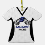 Racing Jersy Photo Keepsake Christmas Tree Ornaments