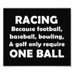 Racing Photo Print