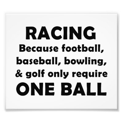 Racing Because Football