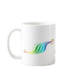 Racing Rainbow Hearts Coffee Mugs