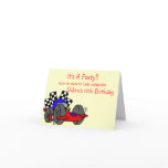 Racing Themed Birthday Invitations