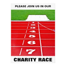 Racing Track Charity Invitation