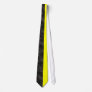 Racing Yellow on Black Custom Tie