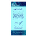 Rack Card Floral Grunge Salon Spa Blue Page 2 rack cards