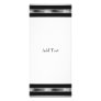 Rack Card Silver Grey Black Chrome Metal White