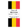 Rack Card with Flag of Belgium