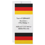 Rack Card with Flag of Germany rack cards