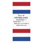 Rack Card with Flag of Netherlands rack cards