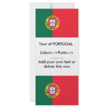 Rack Card with Flag of Portugal rack cards