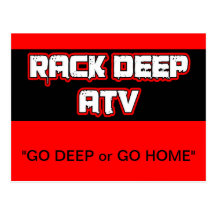 Rack Deep Atv Apparel & Accesories Post Cards